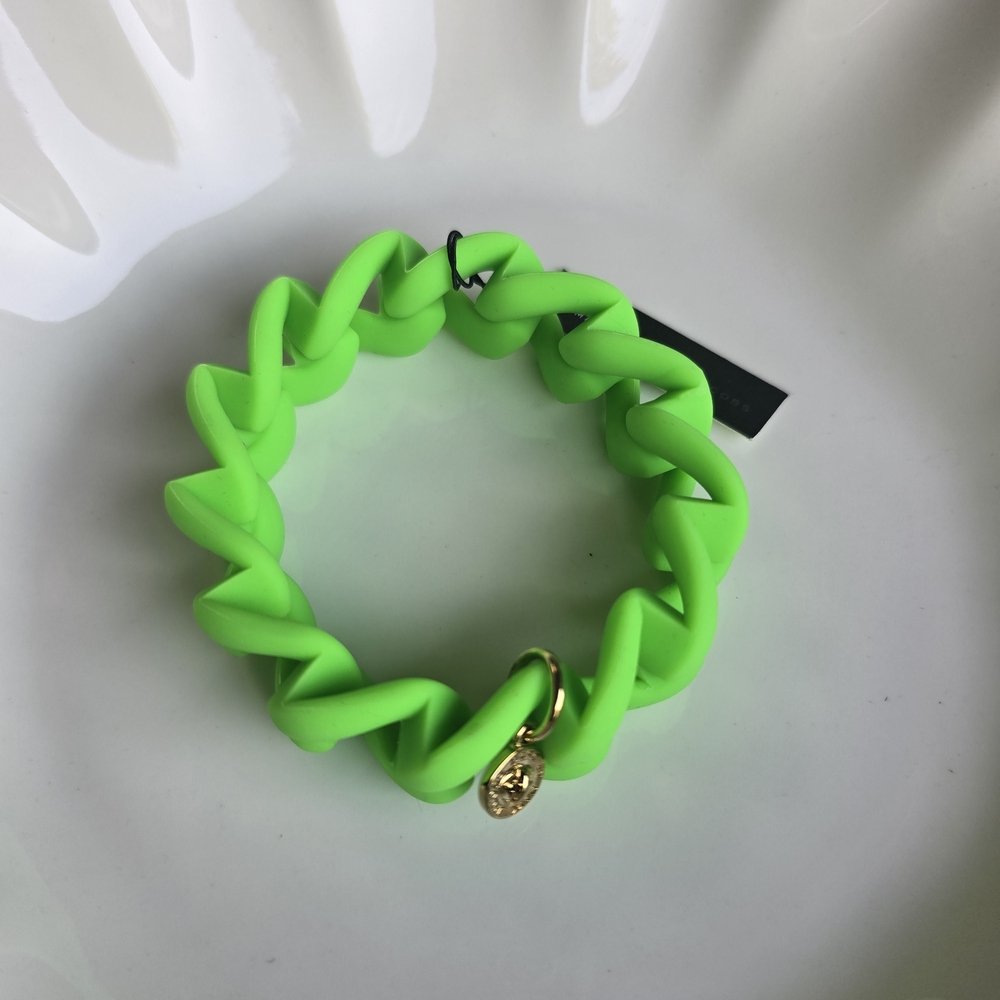 Marc By Marc Jacob Green Bracelet with Gold Charm